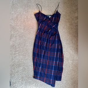 Sexy plaid dress